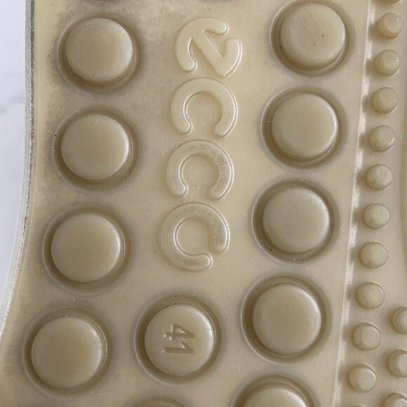 Ecco Soft 7 Lo Cut Lace Up Leather Sneakers Black Sz 41EU/7US - Picture 7 of 12